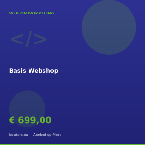 Basis Webshop — Bouders.eu