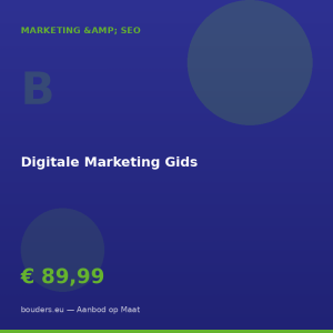 Digitale Marketing Gids — Bouders.eu