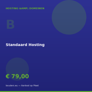 Standaard Hosting — Bouders.eu