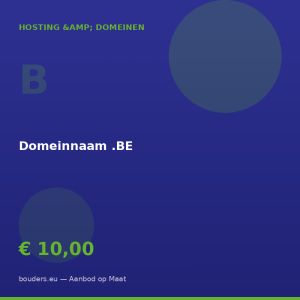 Domeinnaam .BE — Bouders.eu