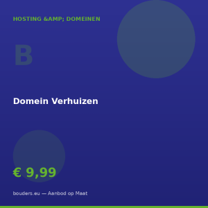 Domein Verhuizen — Bouders.eu