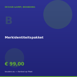 Merkidentiteitspakket — Bouders.eu