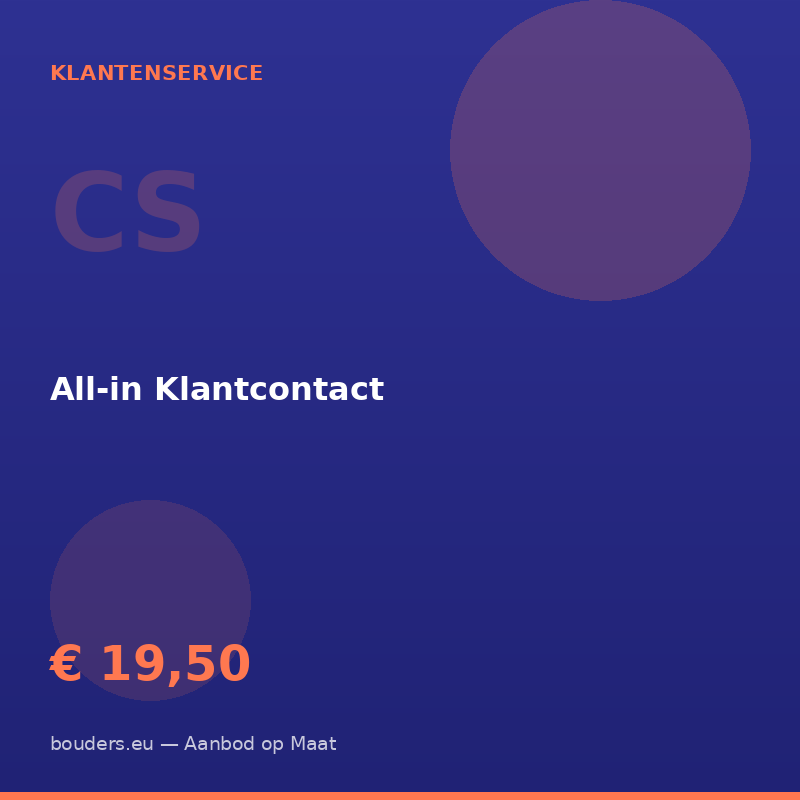 All-in Klantcontact — Bouders.eu
