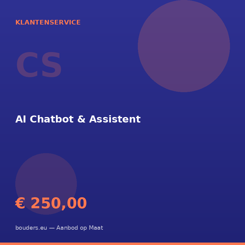 AI Chatbot & Assistent — Bouders.eu