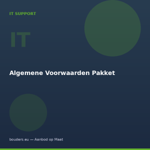 Algemene Voorwaarden Pakket