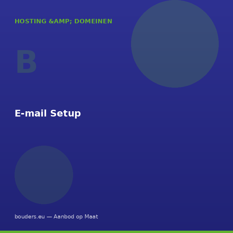 E-mail Setup