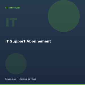 IT Support Abonnement