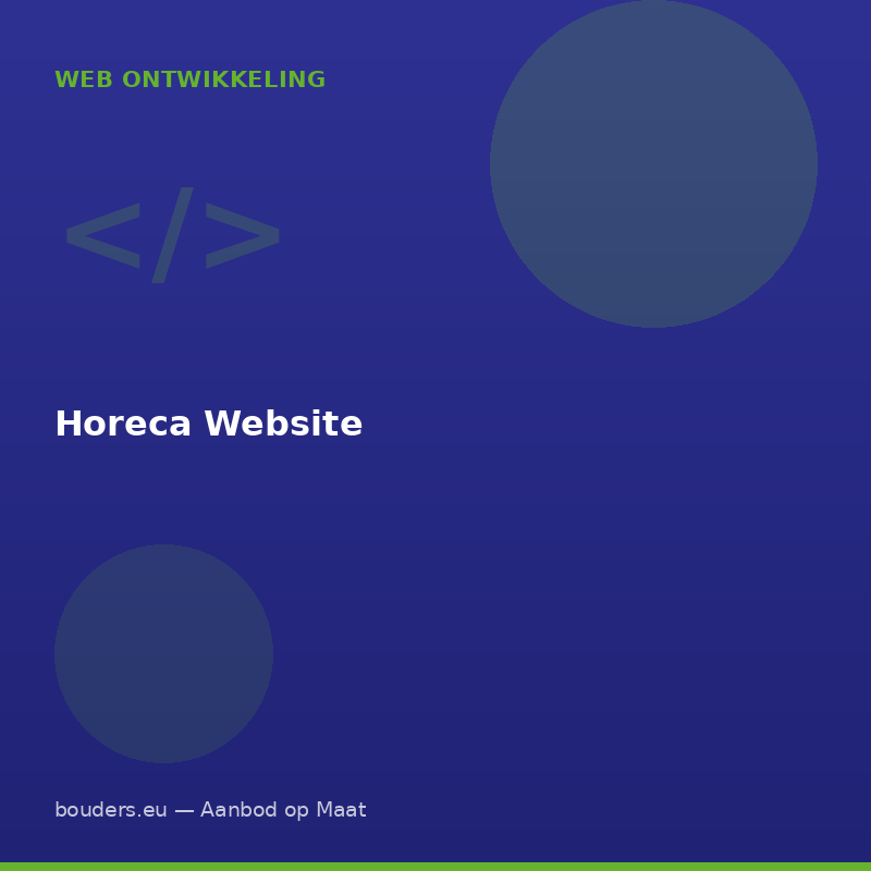 Horeca Website