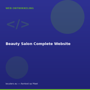 Beauty Salon Complete Website