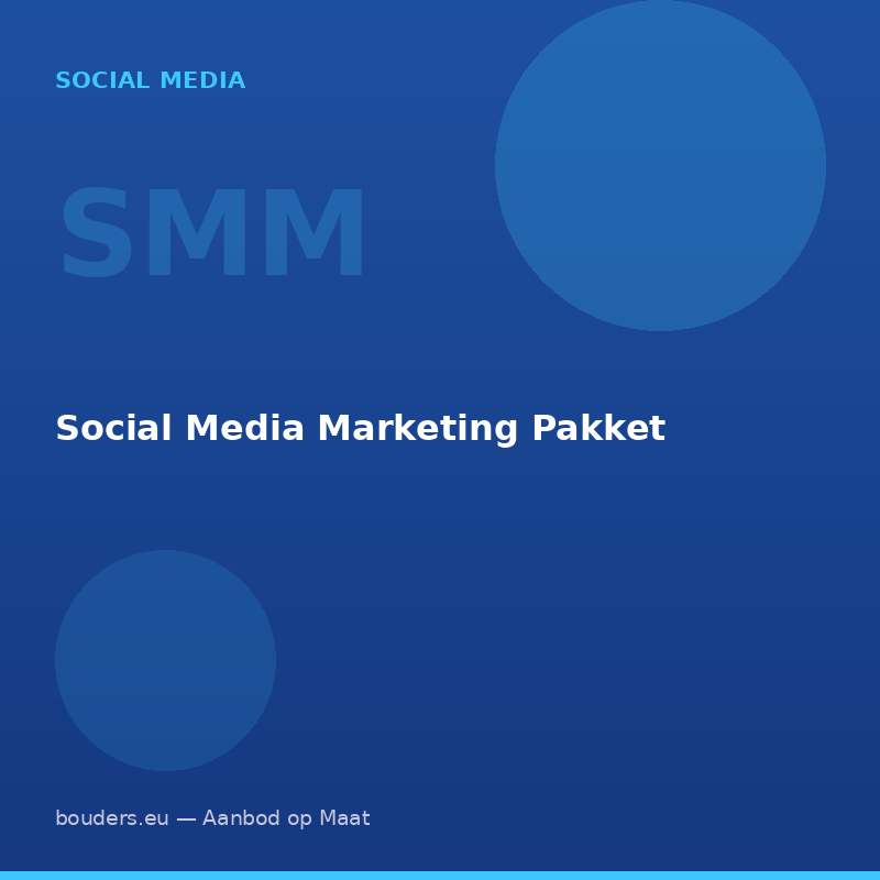 Social Media Marketing Pakket
