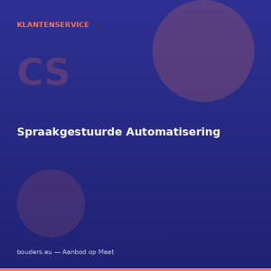 Spraakgestuurde Automatisering