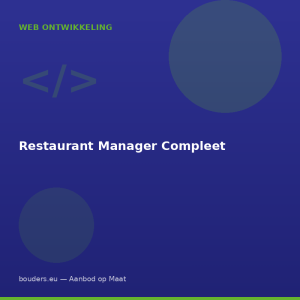 Restaurant Manager Compleet