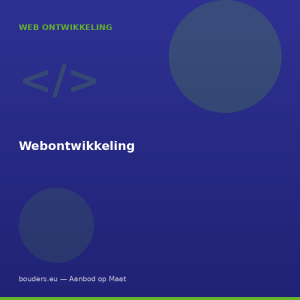 Webontwikkeling