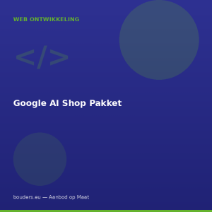 Google AI Shop Pakket