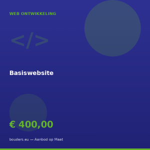 Basiswebsite — Bouders.eu
