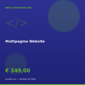 Multipagina Website — Bouders.eu