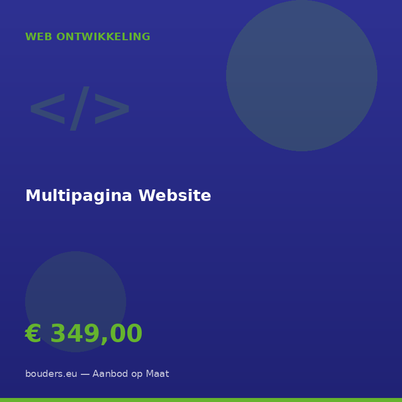 Multipagina Website — Bouders.eu