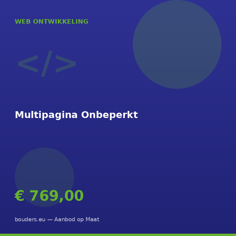 Multipagina Onbeperkt — Bouders.eu