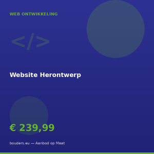 Website Herontwerp — Bouders.eu