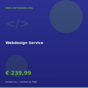 Webdesign Service — Bouders.eu